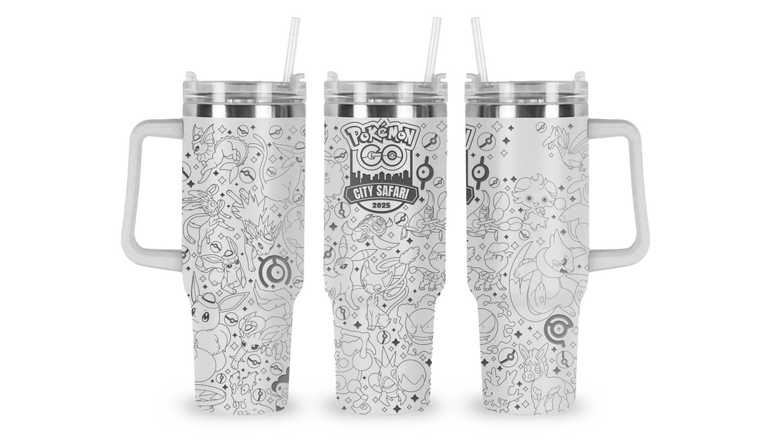 POKEMON GO SAFARI ZONE 2025 ENGRAVED TUMBLER DESIGN